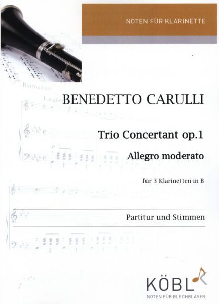 Trio concertant op.1 für 3 Klarinetten