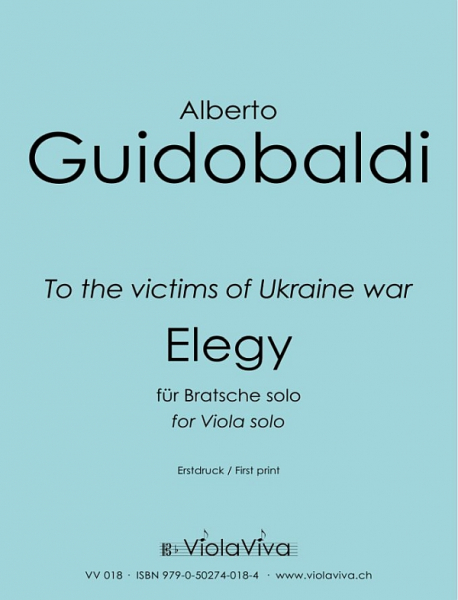 Elegy (to the Victims of Ukraine war) für Bratsche solo