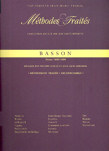 Methodes et Traites Band 4 Heft 1 pour basson