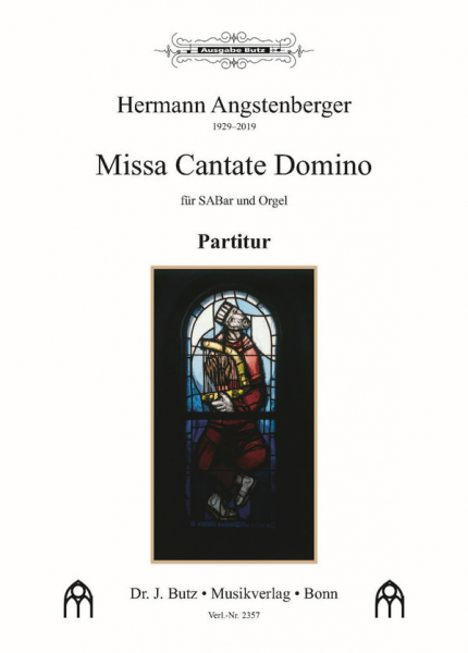 Missa Cantate Domino für gem Chor (SABar) und Orgel