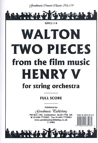 2 Pieces from the Film Music Henry V: for string orchestra
