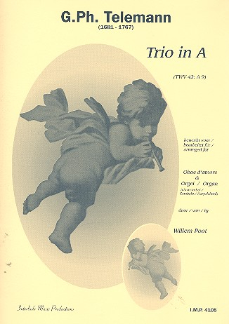 Trio A-Dur TWV42:A9 für Oboe d&#039;amore und Orgel (Cembalo)