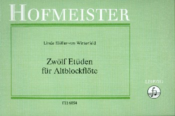 12 Etüden für Altblockflöte