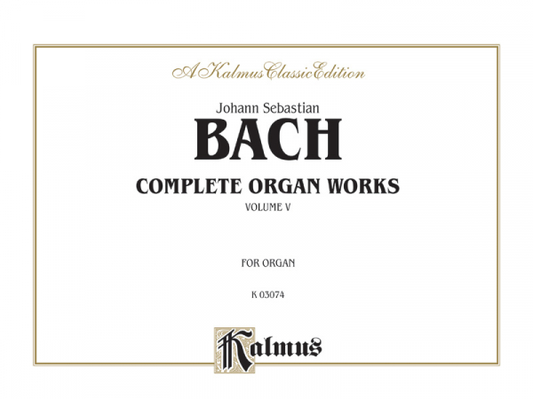 Complete Organ Works vol.5 for organ