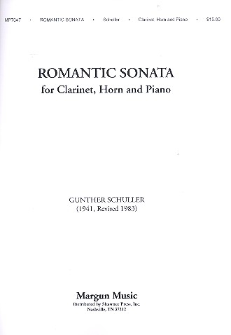 Romantic Sonata for clarinet, horn and piano