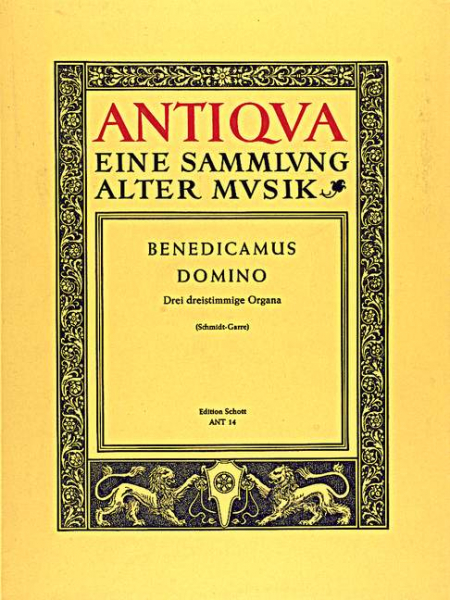 Benedicamus Domino für 3 Singstimmen (SABar) mit Bläsern oder Streichern ad libitum
