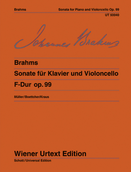 Sonate F-Dur op.99 für Violoncello und Klavier