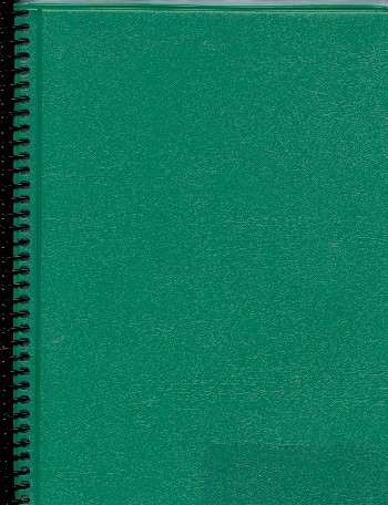 Marschnotenmappe Hoch 10 Taschen 12,4X17,8