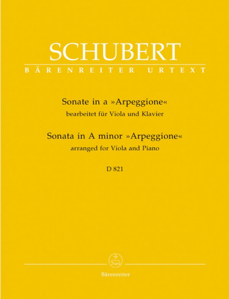Sonate a-Moll D821 für Viola und Klavier (Arpeggione-Sonate)