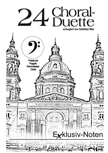 24 Choral-Duette für 2 C-Instrumente im Baßschlüssel