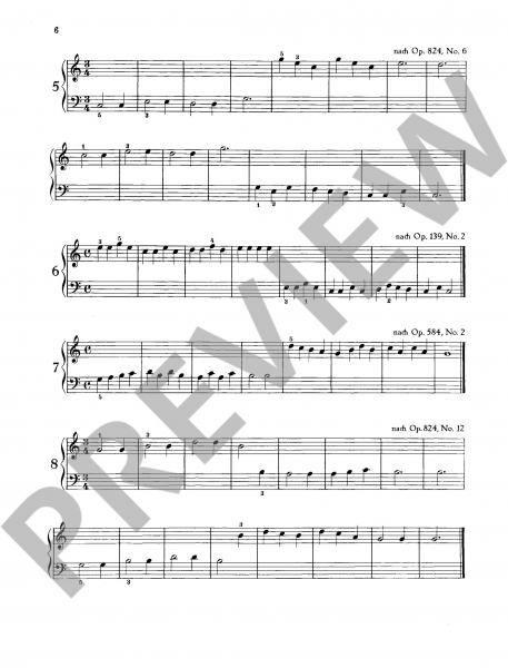 Etüden für Klavier Der praktische Czerny 1