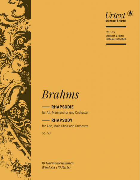 Rhapsodie op.53 für Alt, Männerchor und Orchester