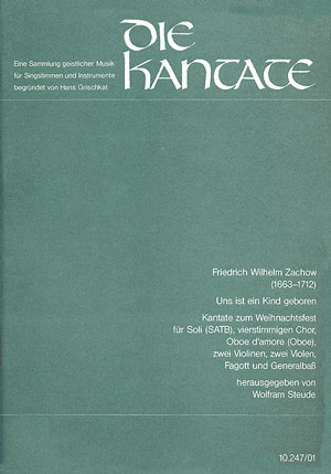 Uns ist ein Kind geboren für SATB Soli, Chor und Orchester