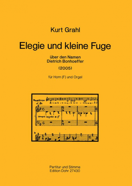 Elegie und kleine Fuge für Horn (F) und Orgel