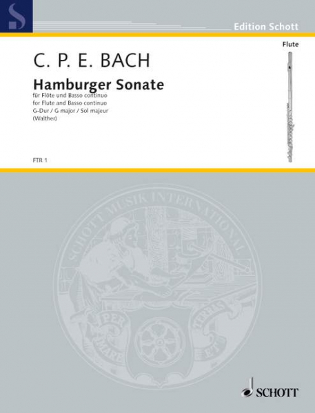 Sonate für Flöte Hamburger Sonate G-Dur
