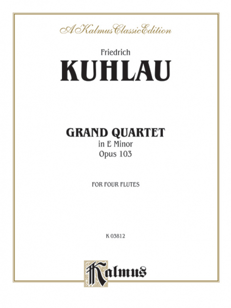 Grand Quartet in e Minor op.103 for 4 flutes