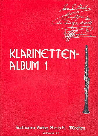 Klarinetten-Album Band 1 12 Stücke für Klarinette und
