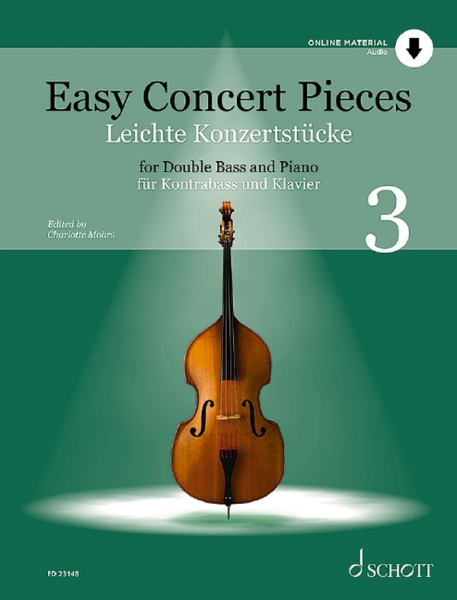Easy Concert Pieces Band 3 (+Online Audio) für Kontrabass und Klavier