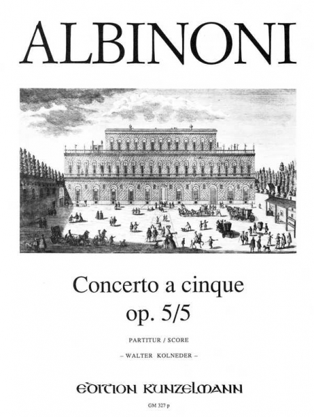 Concerto à cinque a-Moll op.5,5 für Violine und Streichorchester