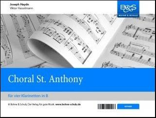 Choral St. Anthony für 4 Klarinetten in B