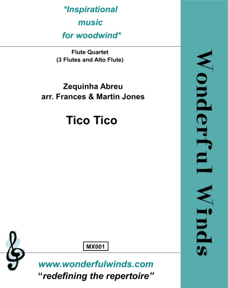 Tico Tico for 4 flutes