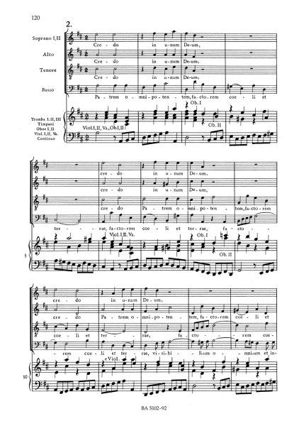 Klavierauszug Messe in h-moll, BWV 232