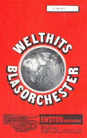 Welthits Band 1: für Blasorchester