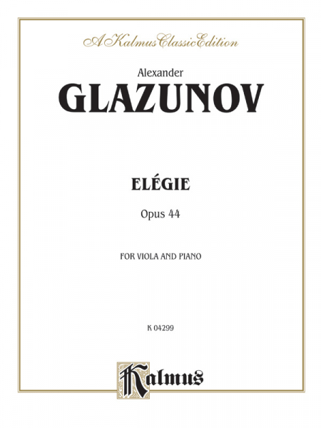 Elegie op.44 für Viola und Klavier
