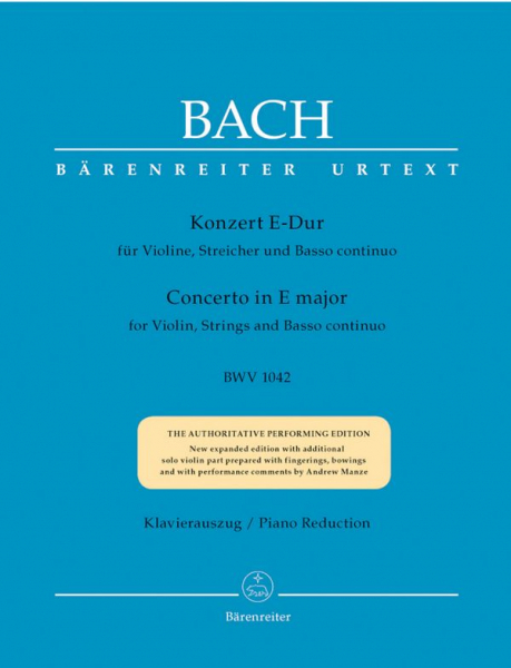Konzert E-Dur BWV1042 für Violine, Streicher und Bc