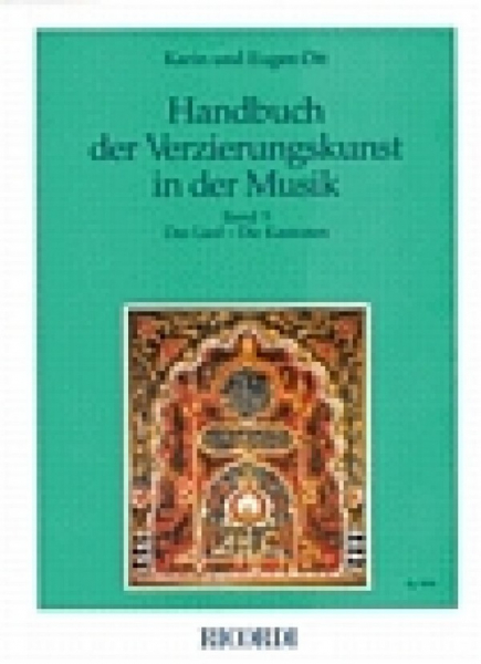 Handbuch der Verzierungskunst in der Musik Band 5 Das Lied - die