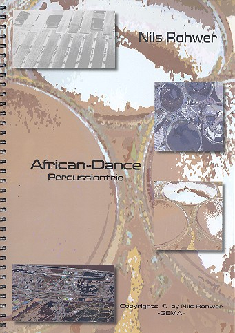African Dance for percussion trio (drumset, percussion 1,2)
