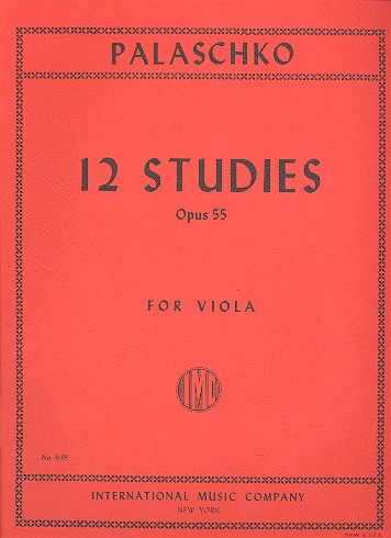 12 Studies op.55 for viola solo