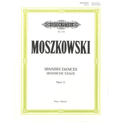Klaviernoten Spanische Tänze op. 12