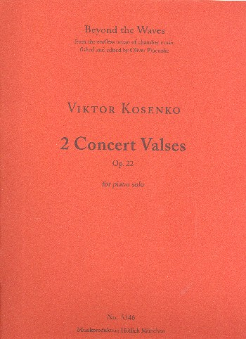 2 Concert Valses op.22 für Klavier