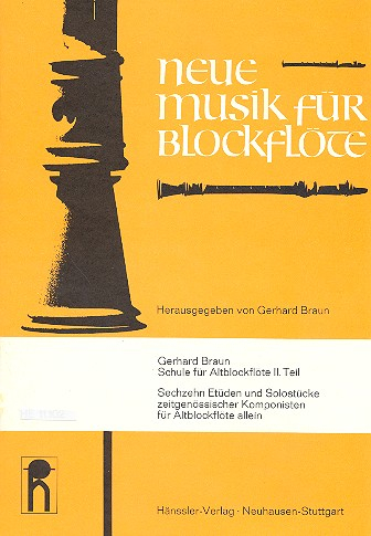 Schule für Altblockflöte Band 2 16 Etüden und Solostücke