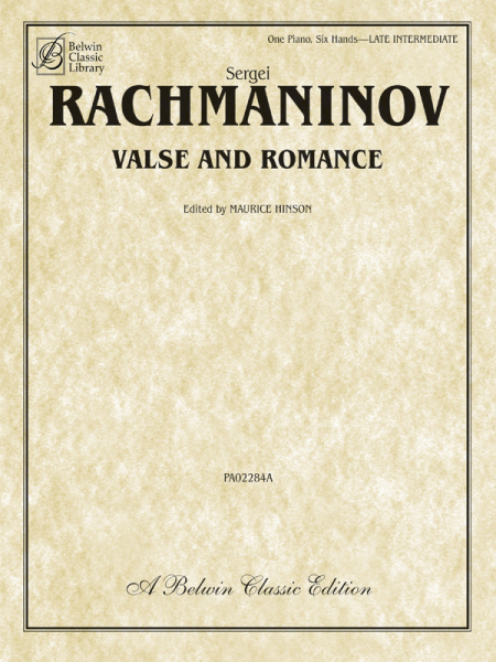 Valse and Romance for piano 6 hands