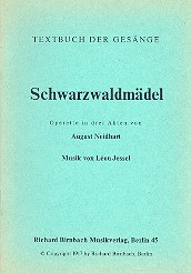 Schwarzwaldmädel Libretto