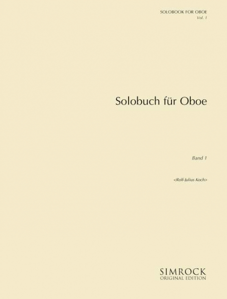 Solobuch Band 1 für Oboe
