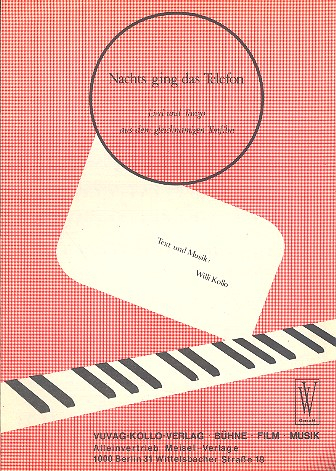 Nachts ging das Telefon: Einzelausgabe Gesang und Klavier