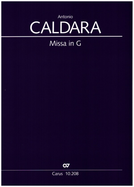 Missa G-Dur für Soli (SATB), Chor, 2 Violinen und Bc