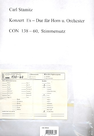 Konzert Es-Dur für Horn und Orchester