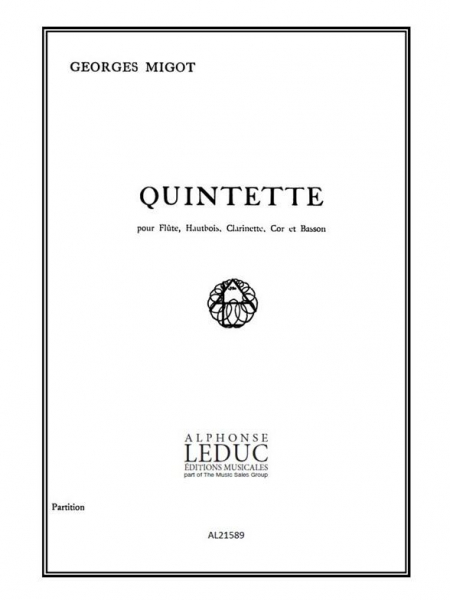 Quintette pour flûte, hautbois, clarinette, cor et basson