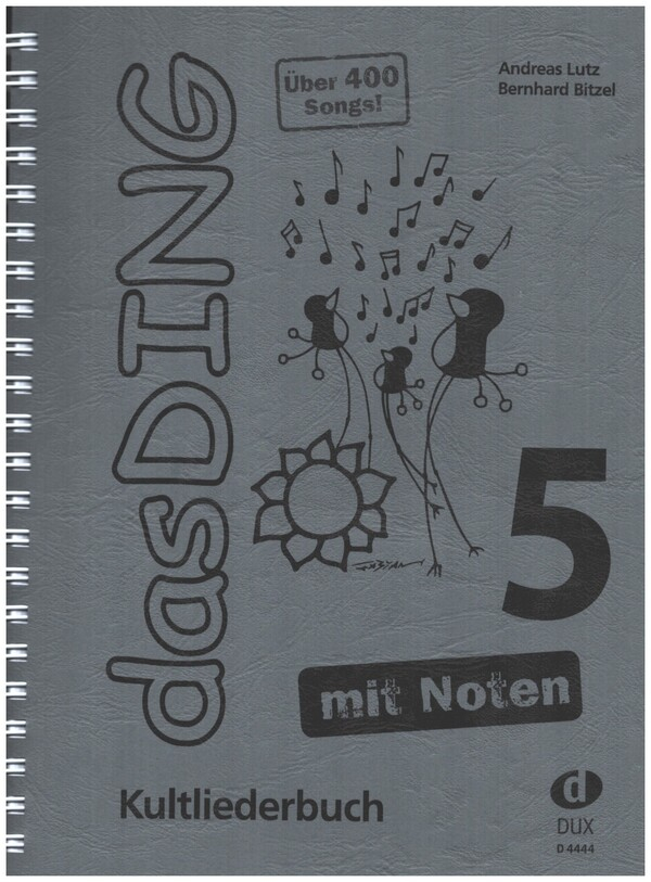 Ancora Verlagsservice Gmbh & Co.kg Blau Kultliederbuch Das Ding 5 - Mit Noten
