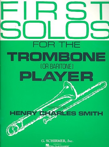 Partitur &amp; Stimme First Solos for the Trombone Player