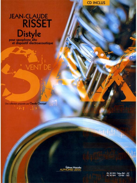 Distyle (+CD) pour saxophone alto et dispositif électroacoustique