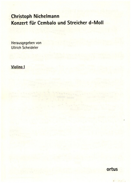 Konzert d-Moll für Cembalo und Streicher