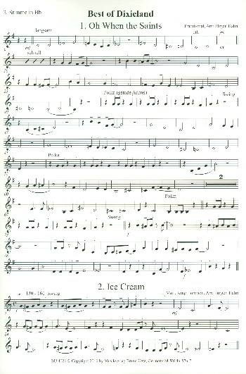 Best of Dixieland für 4 Blechbläser