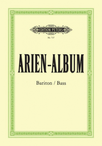 Arienalbum für Bariton (Bass) und Klavier
