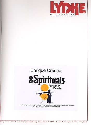 3 Spirituals für 2 Trompeten und 2 Posaunen