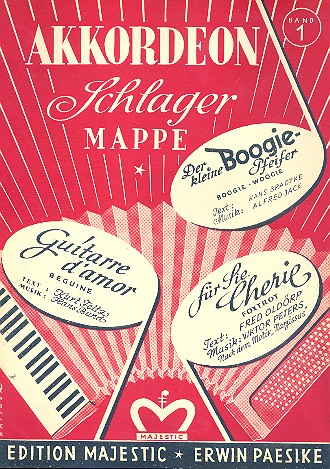 Schlager-Mappe Band 1 für Akkordeon